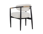 Marita Dining Armchair - Black - view 9