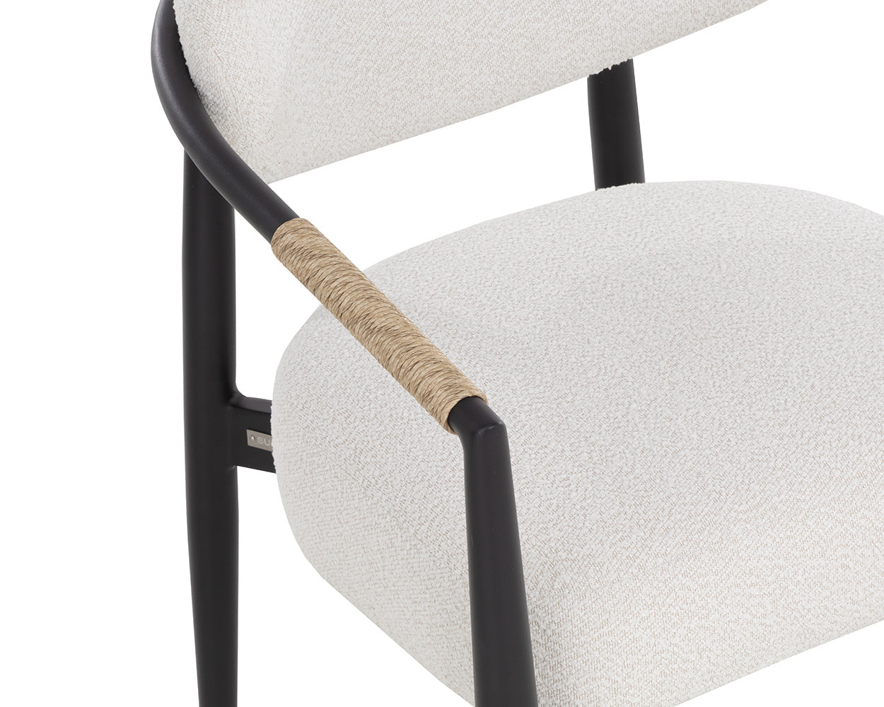 Marita Dining Armchair - Black - view 11