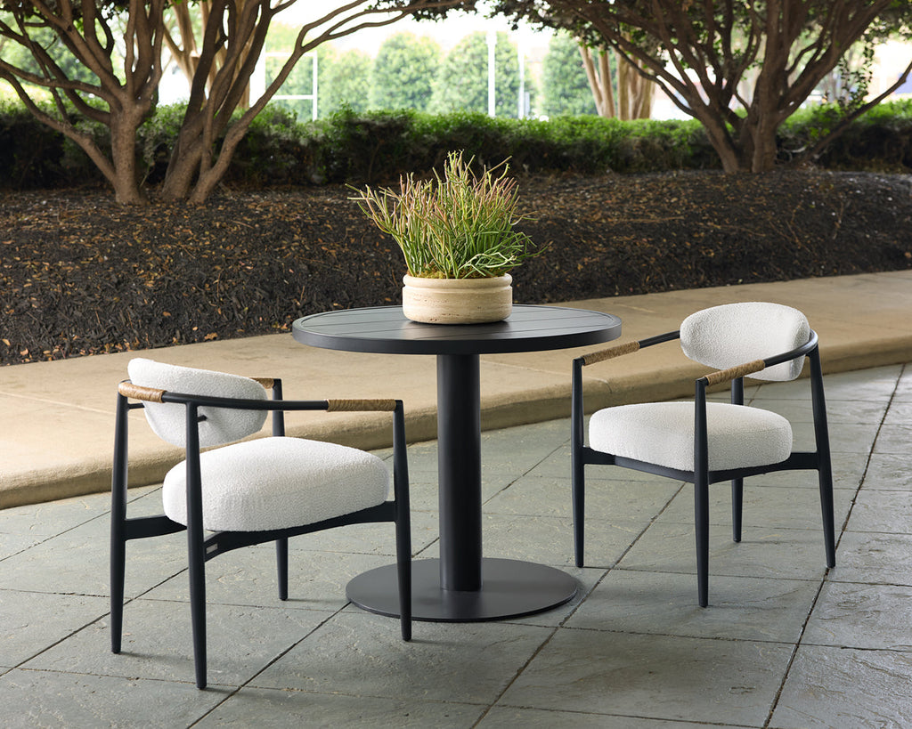 Marita Dining Armchair - Black - view 2