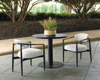 Marita Dining Armchair - Black - view 2