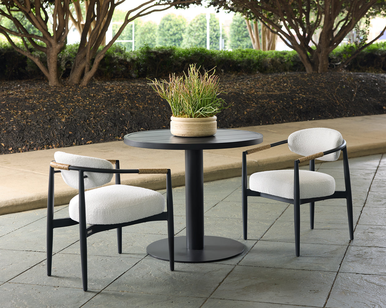 Marita Dining Armchair - Black - view 2