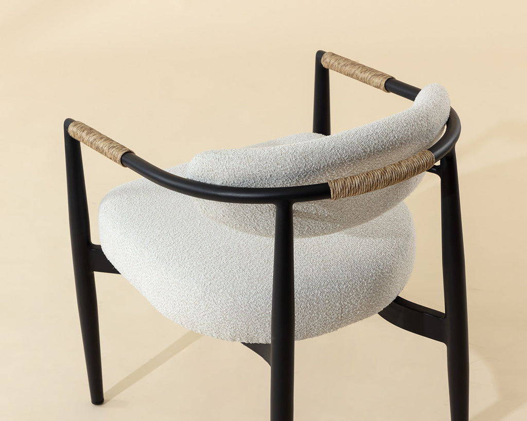 Marita Dining Armchair - Black - view 4