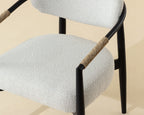 Marita Dining Armchair - Black - view 5