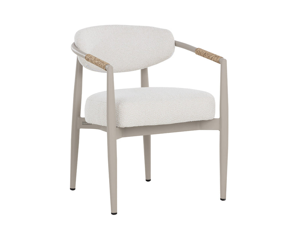 Marita Dining Armchair - Greige - view 6