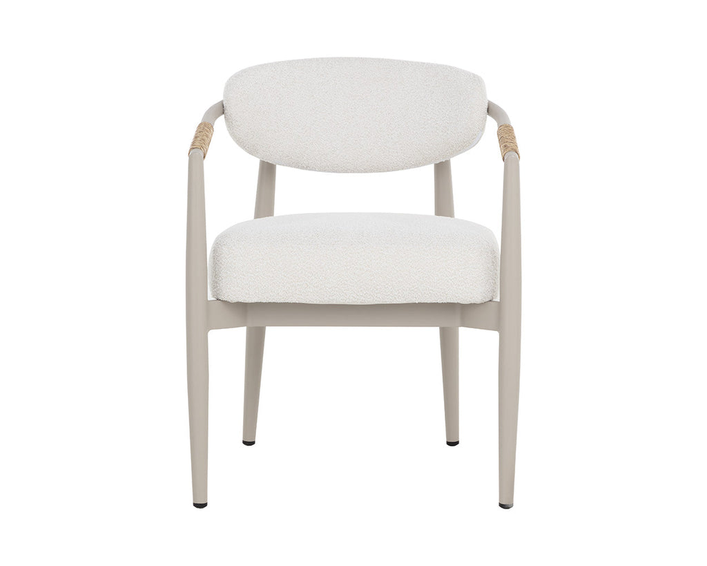 Marita Dining Armchair - Greige - view 7