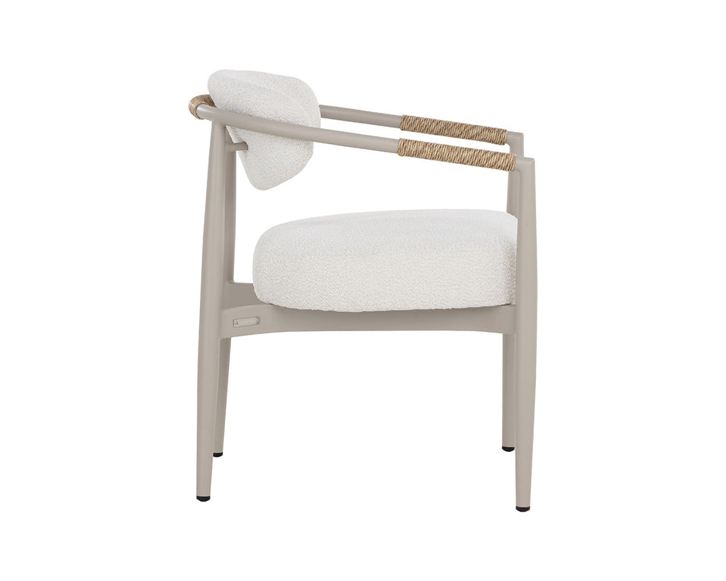 Marita Dining Armchair - Greige - view 8