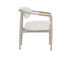 Marita Dining Armchair - Greige - view 8