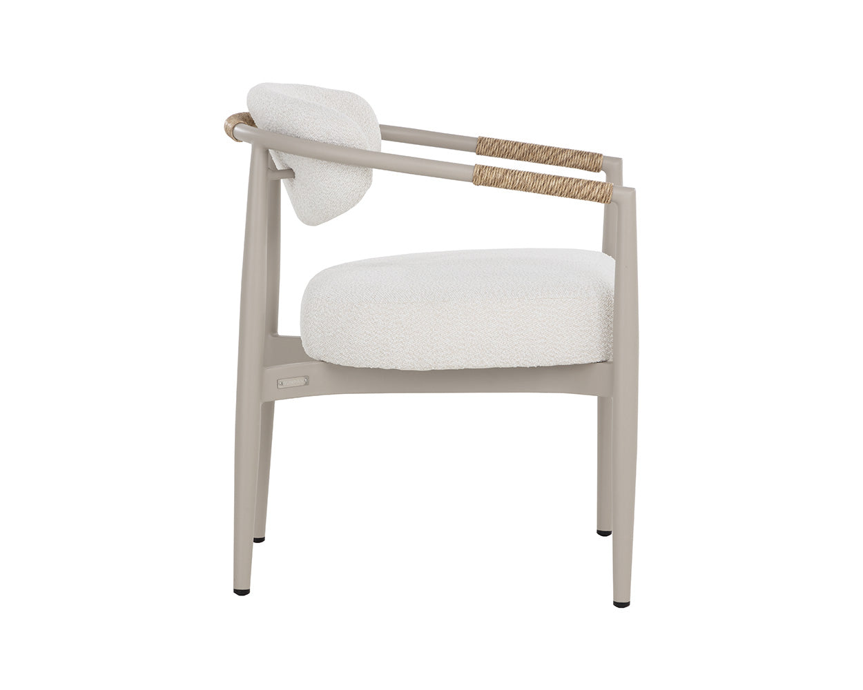 Marita Dining Armchair - Greige - view 8