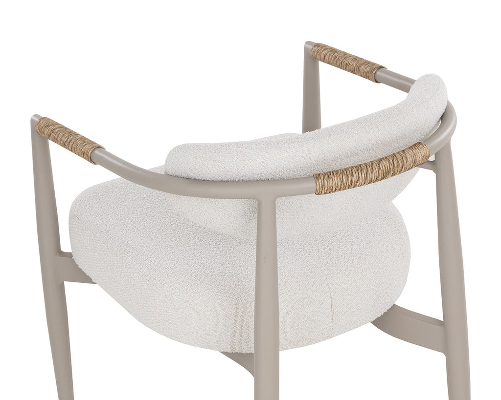 Marita Dining Armchair - Greige - view 10