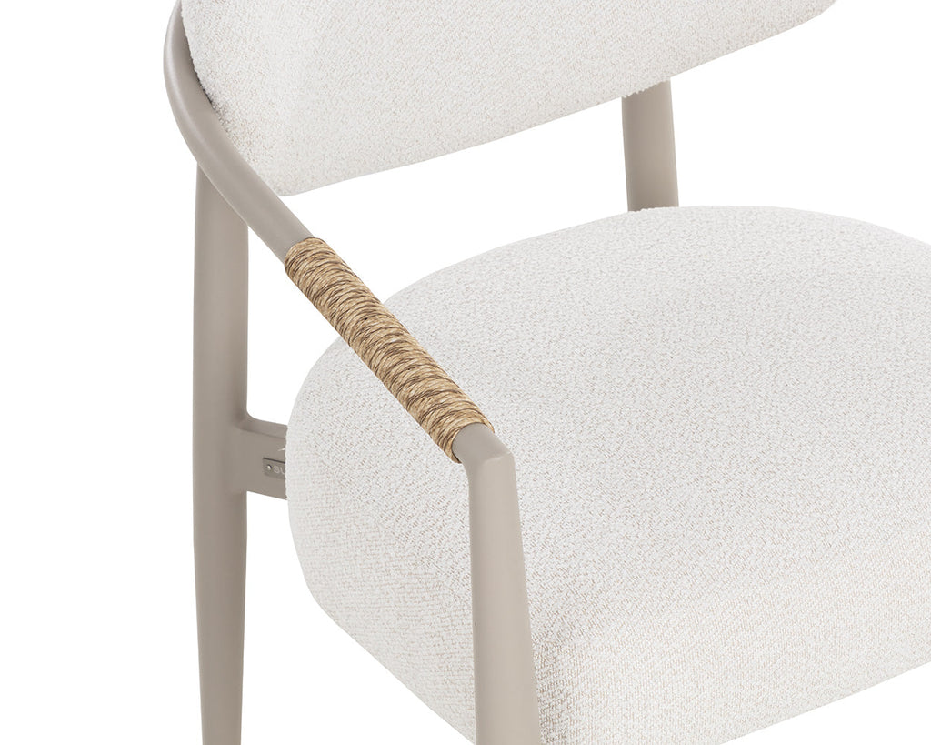 Marita Dining Armchair - Greige - view 11