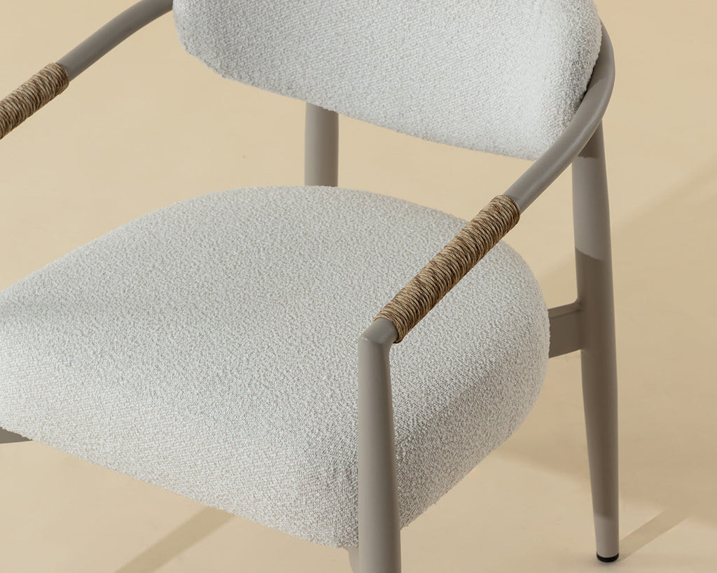 Marita Dining Armchair - Greige - view 5