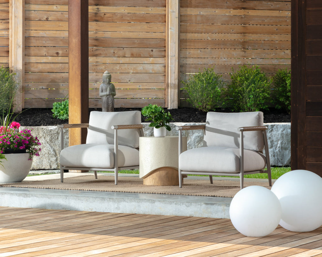Muros Lounge Chair - Greige - view 3