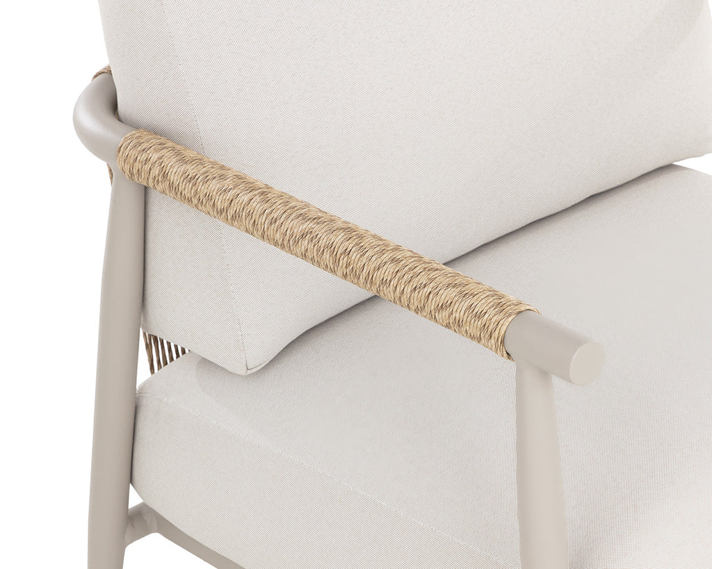 Muros Lounge Chair - Greige - view 12