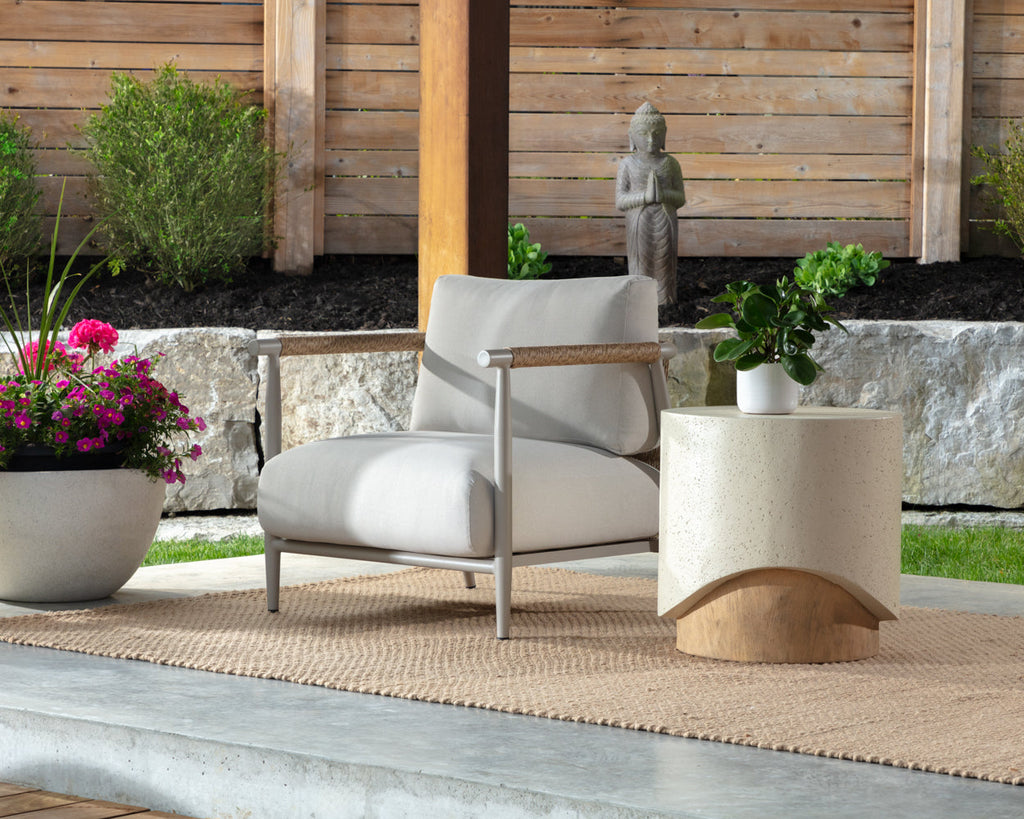 Muros Lounge Chair - Greige - view 2