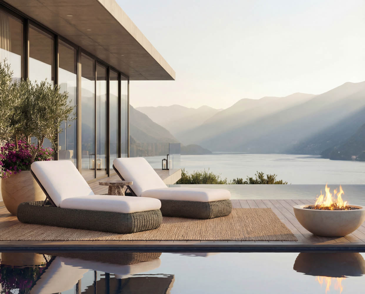 Barcelona Lounger - Grey - view 2