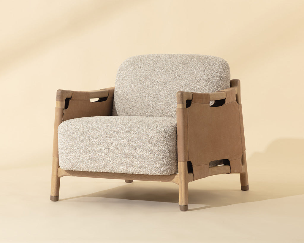 Calloway Lounge Chair – Light Oak