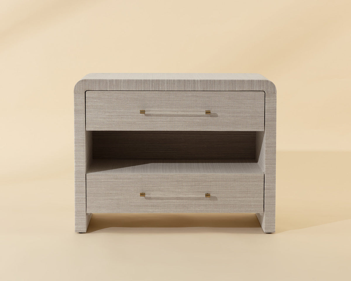 Atherton Raffia Nightstand