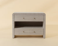 Atherton Raffia Nightstand