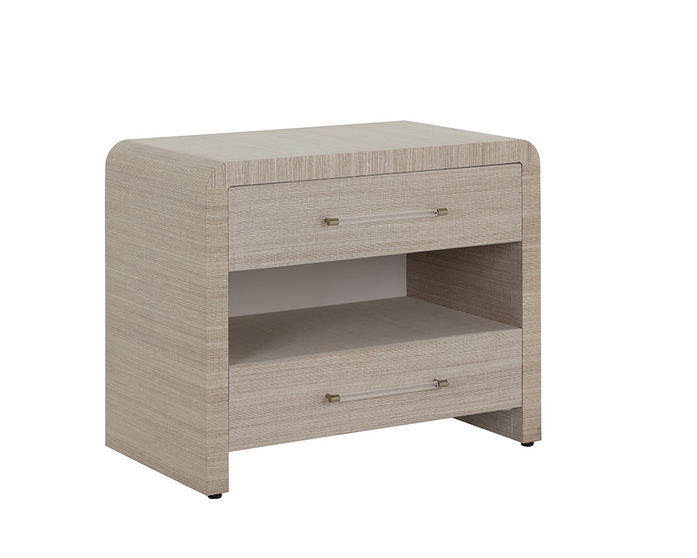 Atherton Raffia Nightstand