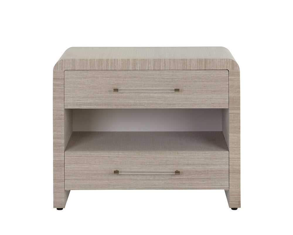Atherton Raffia Nightstand