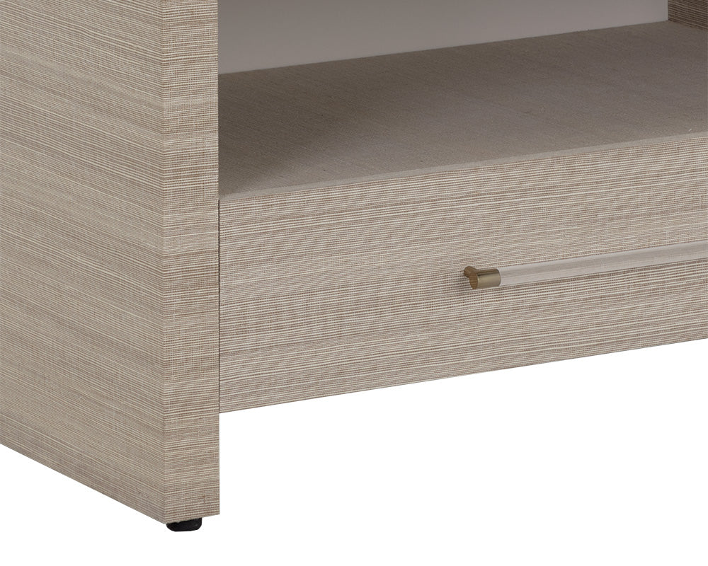Atherton Raffia Nightstand