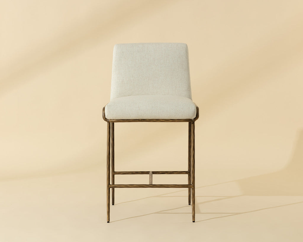 Lathan Counter Stool - Geralt Linen
