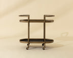 Bartlett Bar Cart – Antique Brass