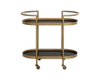 Bartlett Bar Cart – Antique Brass