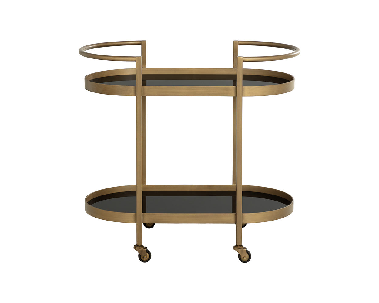 Bartlett Bar Cart – Antique Brass