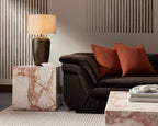 Laros End Table — Cream