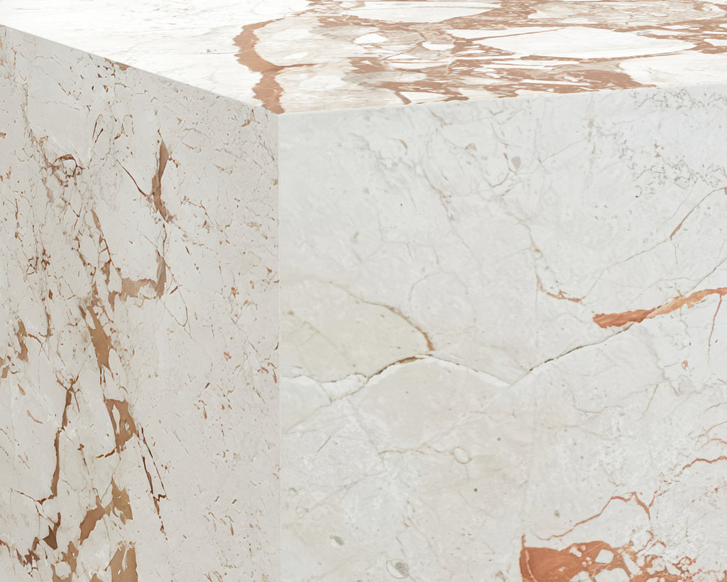 Laros End Table — Cream