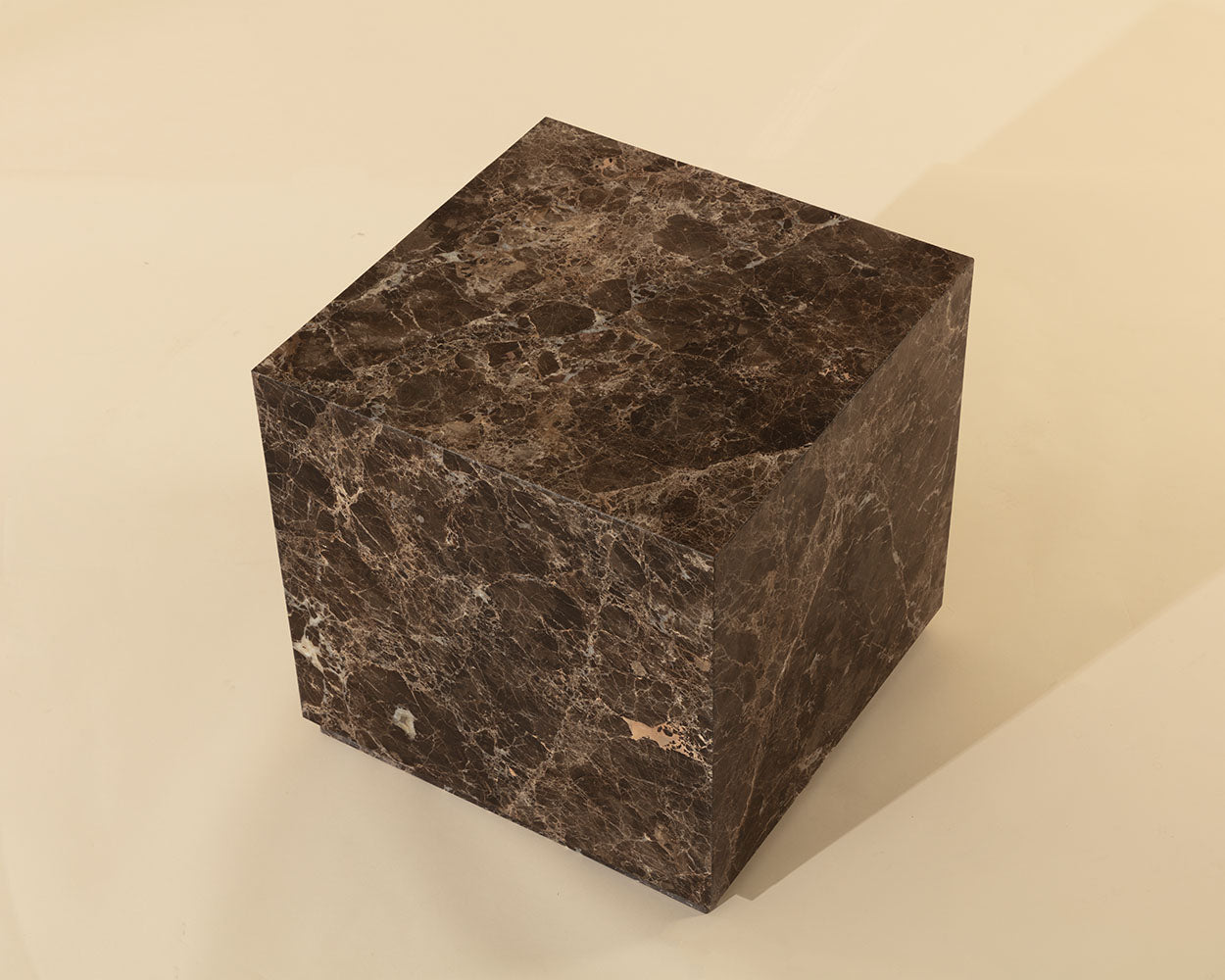 Laros End Table — Dark Emperador