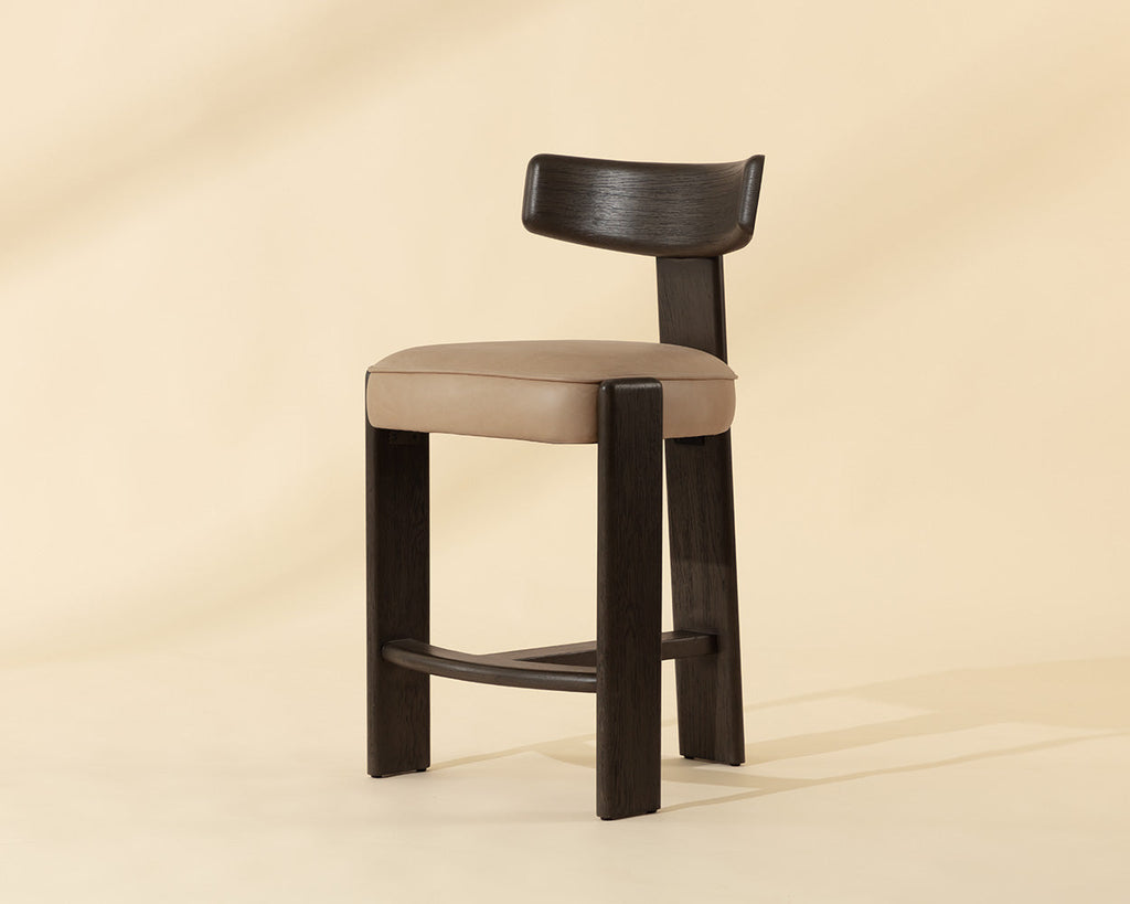 Horton Counter Stool – Dark Brown