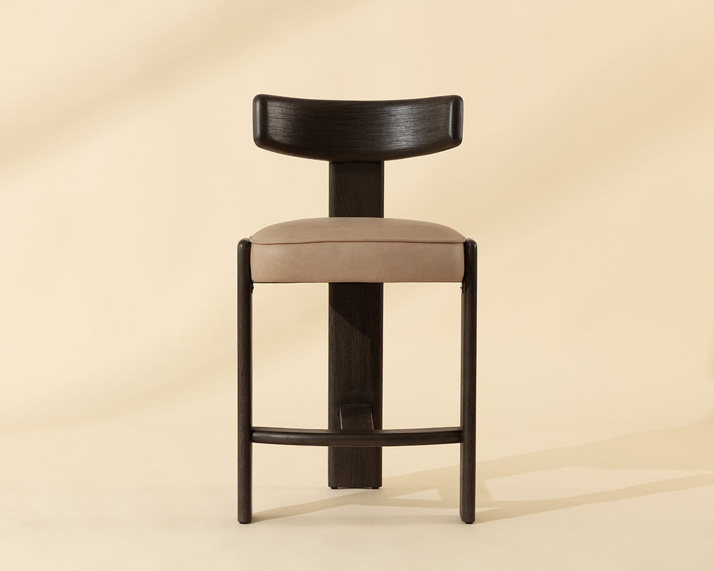 Horton Counter Stool – Dark Brown