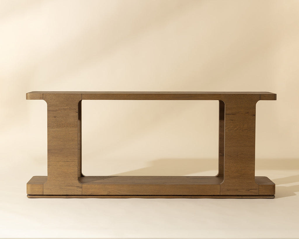 Hercules Console Table — Light Brown