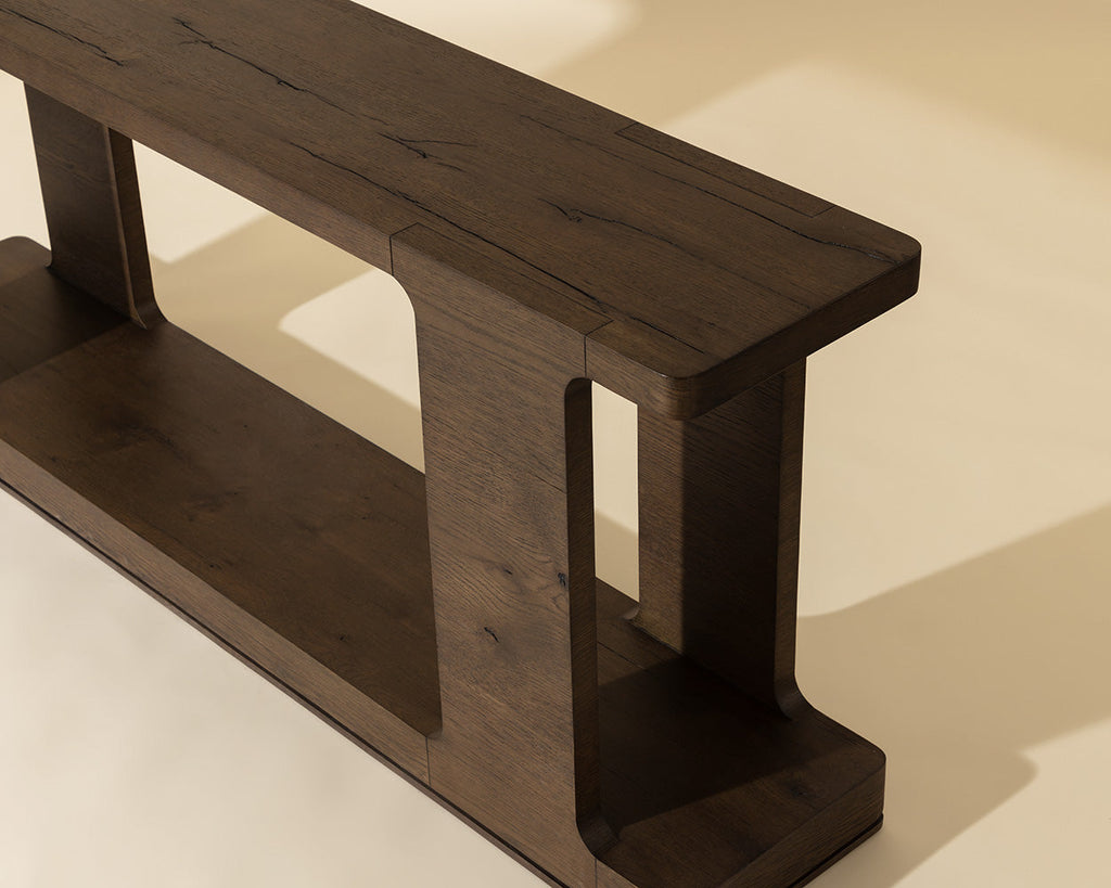 Hercules Console Table — Brown