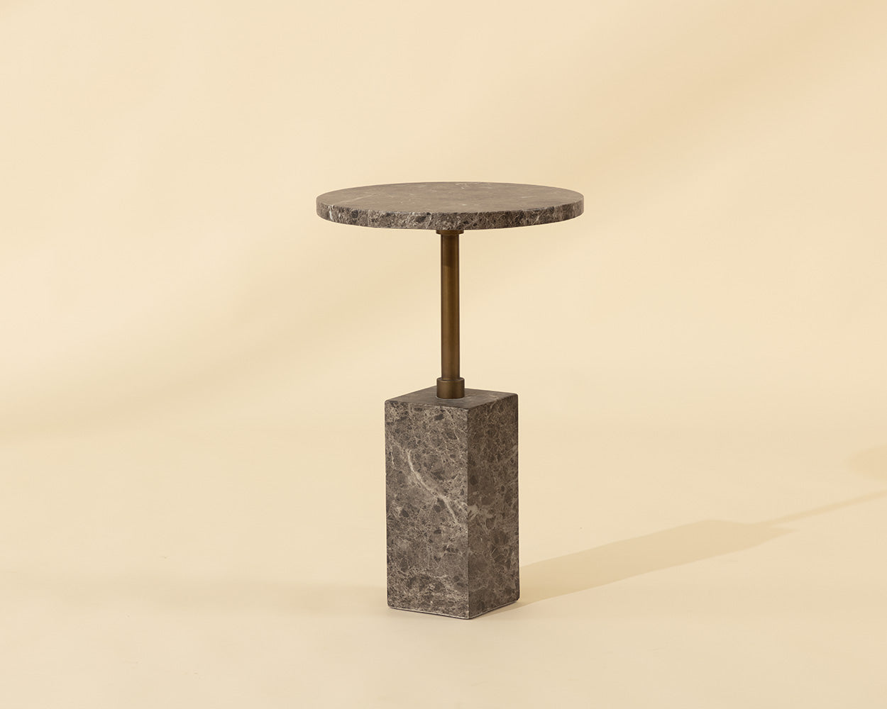 Mizani End Table — Brown