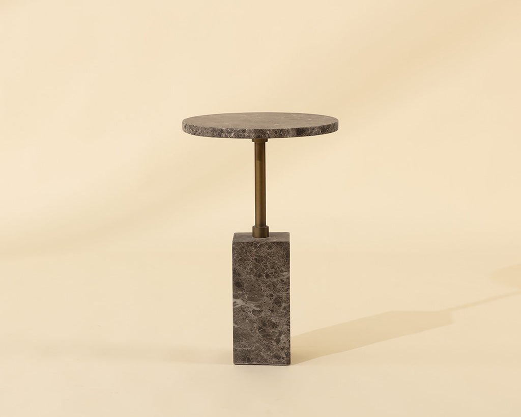 Mizani End Table — Brown