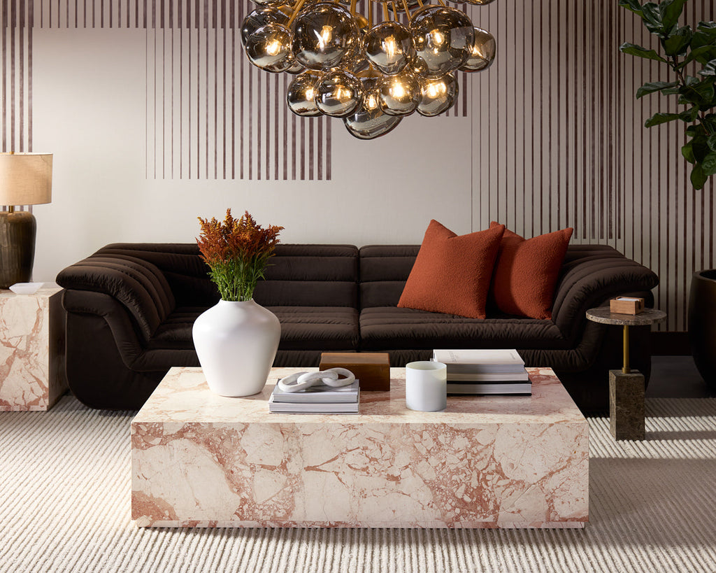 Mizani End Table — Brown