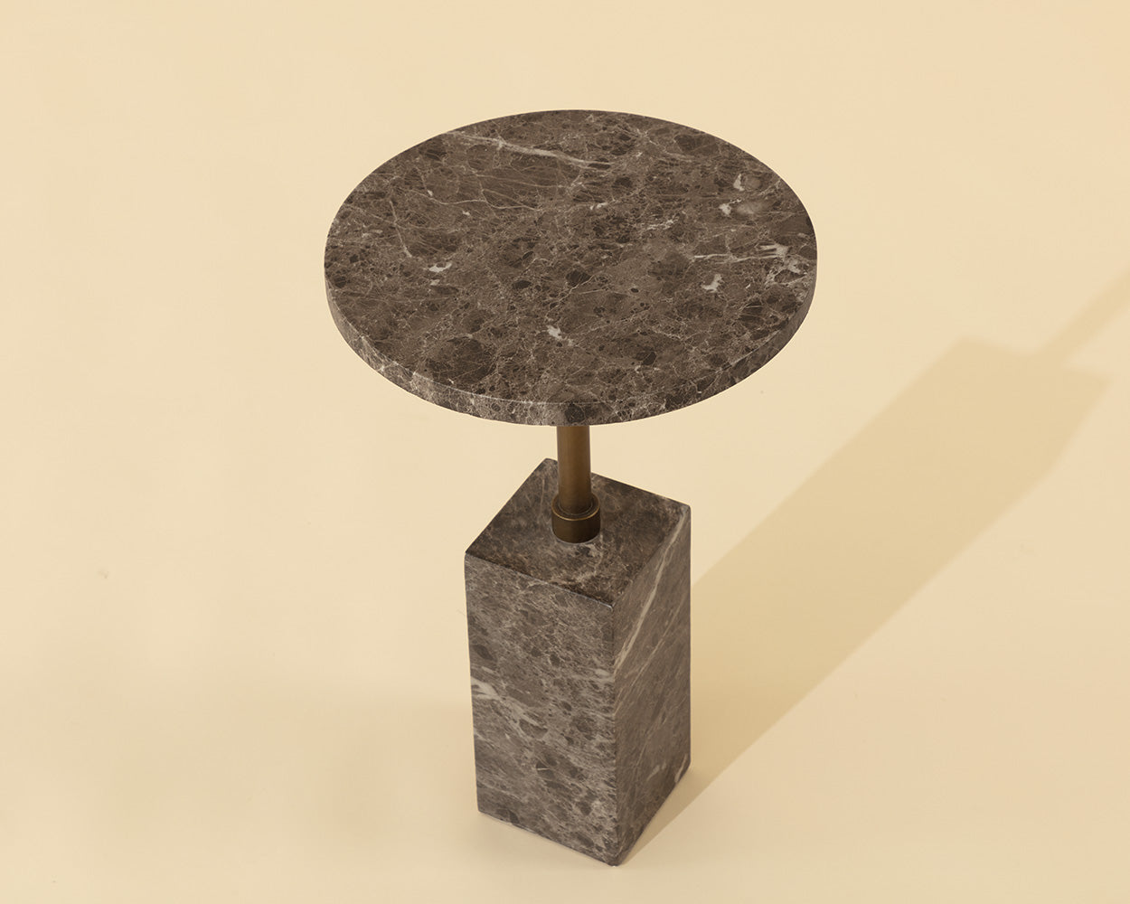 Mizani End Table — Brown