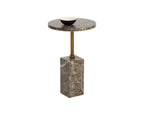 Mizani End Table — Brown