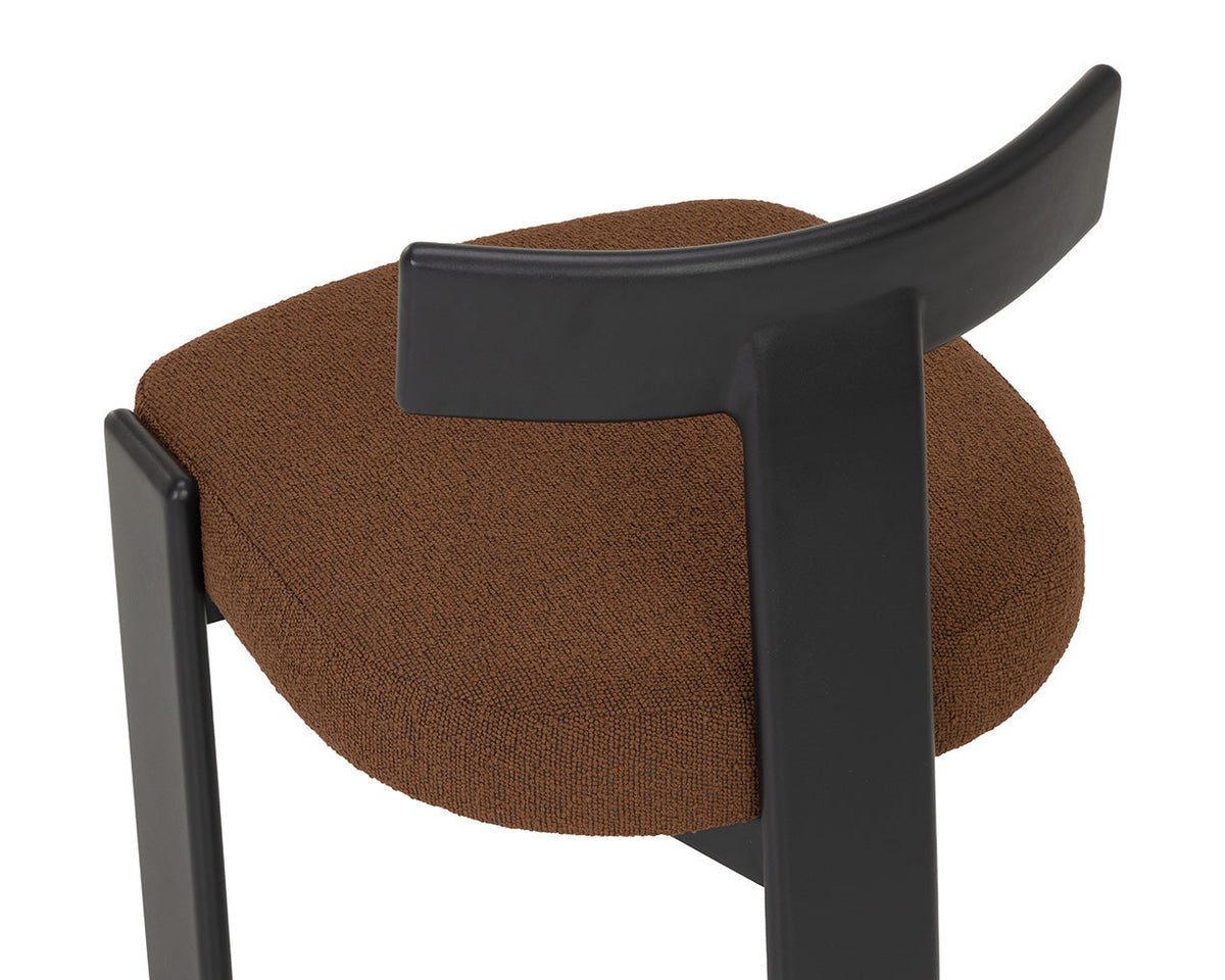 Titan Upholstered Dining Chair, Vista Ganache, detail
