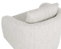 Wexford Swivel Lounge Chair Sauble Greige, dimensions
