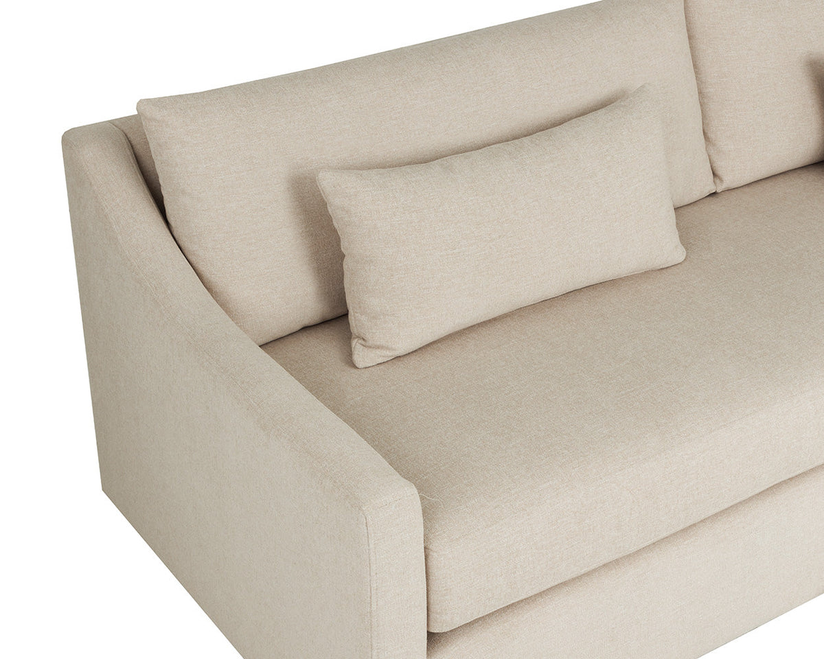 Bramwell Upholstered Sofa, Kumo Sand, detail