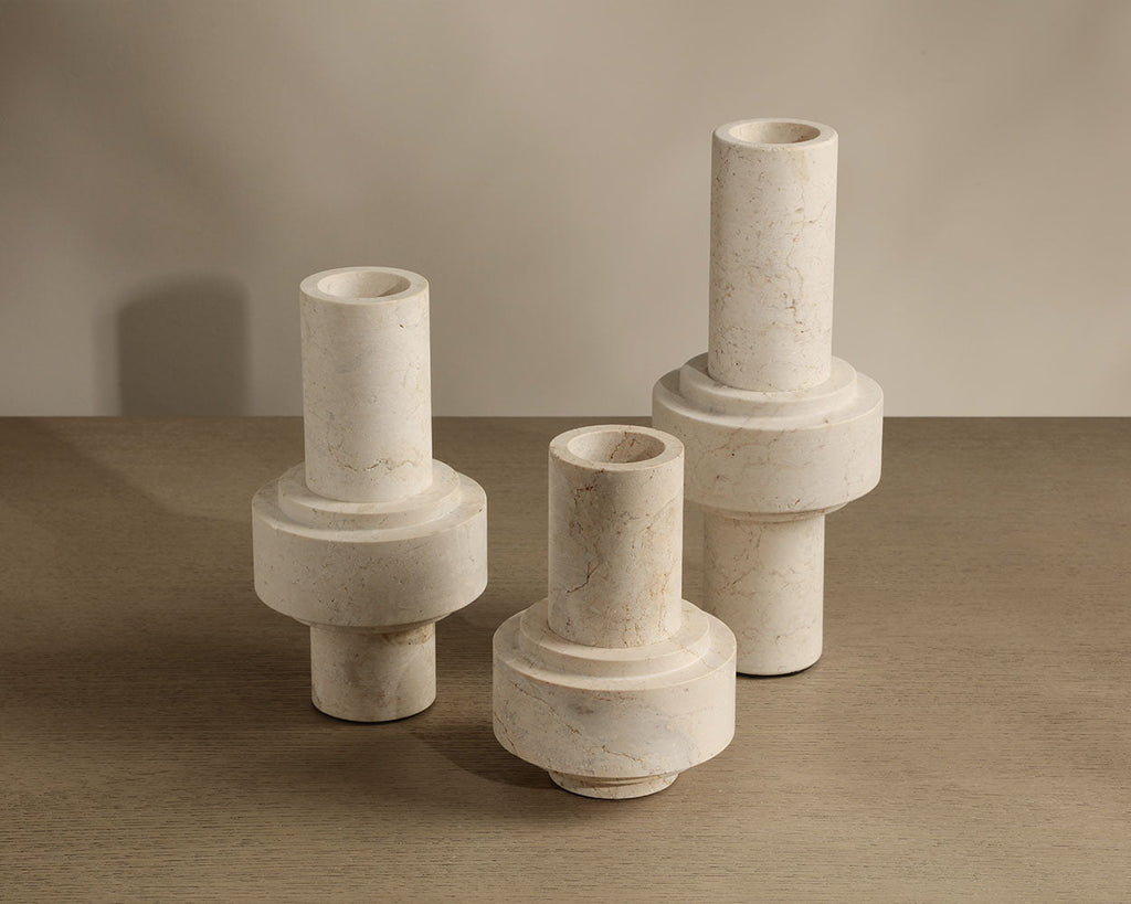Surrounded Marble Sculpture Small — styled view