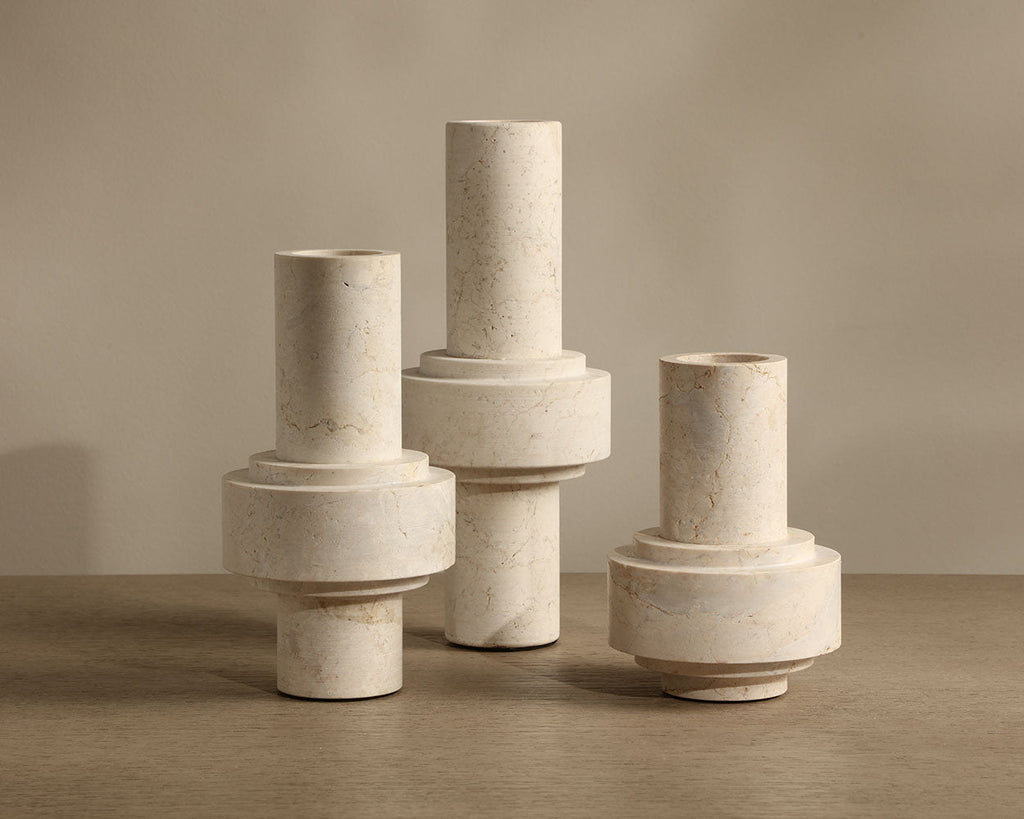 Surrounded Marble Sculpture Large — detail carving