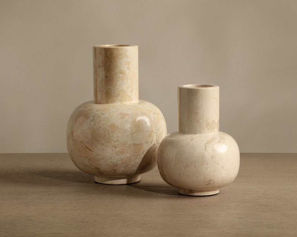 Abundance Marble Vase Small — detail view