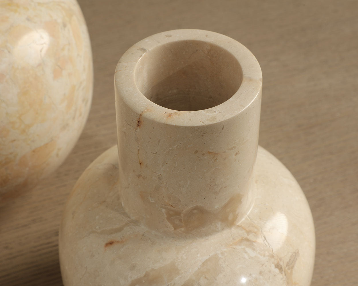 Abundance Marble Vase Small — side profile