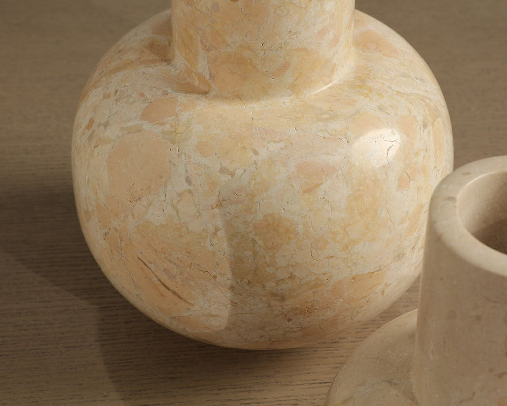 Abundance Marble Vase Large — side profile