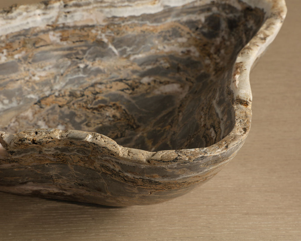 Nature's Vessel Onyx Bowl — styled view